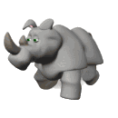 rhinoceros animéiert-biller-gif